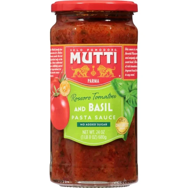 TOMATO & BASIL PASTA SAUCE 6/24 OZ  -  MUTTI