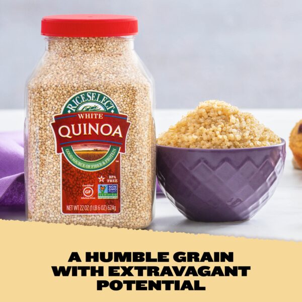WHITE QUINOA RICE 2/10 LB - SUN FIELD