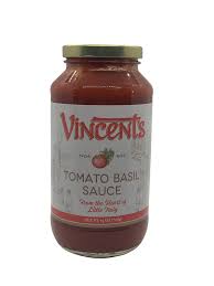 TOMATO BASIL SAUCE 12/25 OZ - VINCENTS