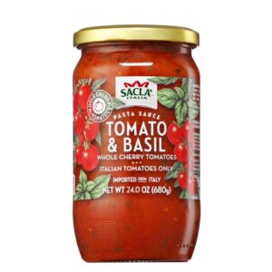 TOMATO & BASIL PASTA SAUCE 6/23.6 OZ  -  SACLA