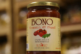TOMATO & BASIL SAUCE 6/24 OZ  -  RUSSO TIESI