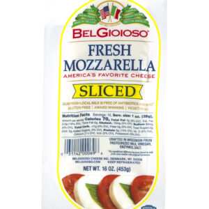 Fresh Mozzarella Log Sliced 12/8 oz