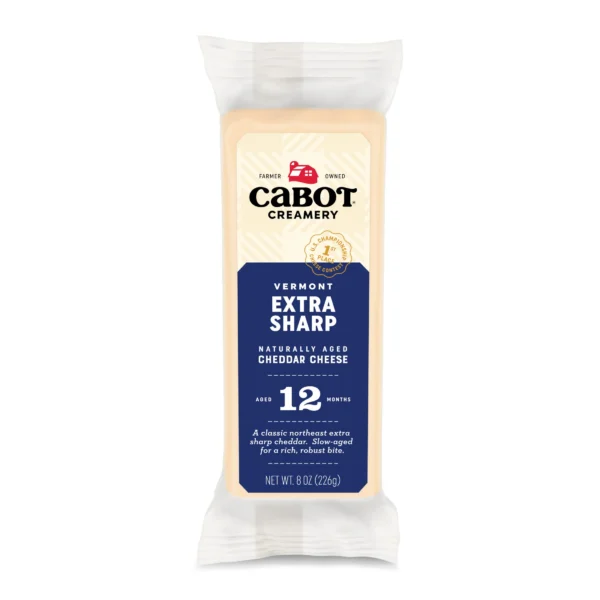 CABOT CHEESE BAR CHDR WHT 12/8 OZ