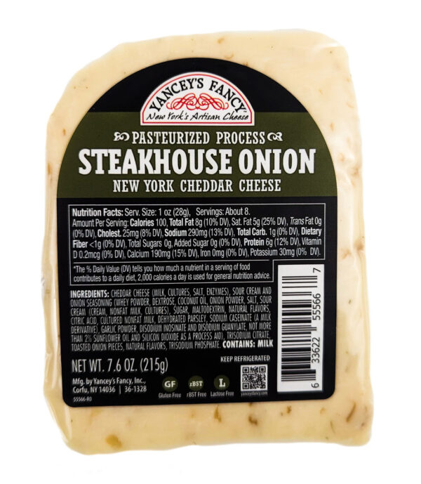 Cheese Steakhouse Onion Cheddar 10/7.6 oz