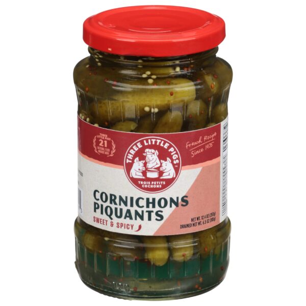 CORNICHONS PIQUANTS 12/12.4 oz - 3LP