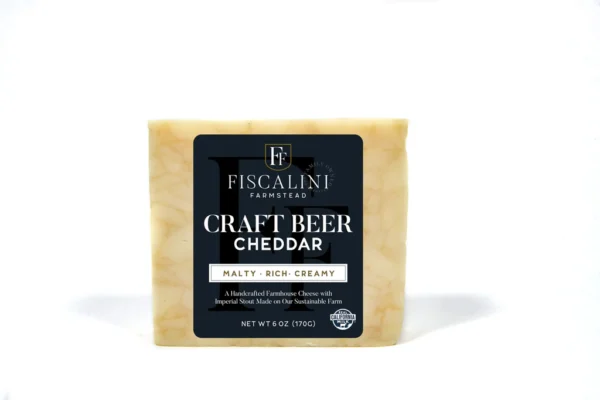 CRAFT BEER CHEDDAR 8/6 oz - FISCALINI