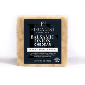 BALSAMIC ONION CHEDDAR 8/6 oz - FISCALINI