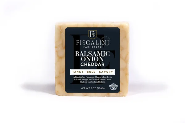 BALSAMIC ONION CHEDDAR 8/6 oz - FISCALINI